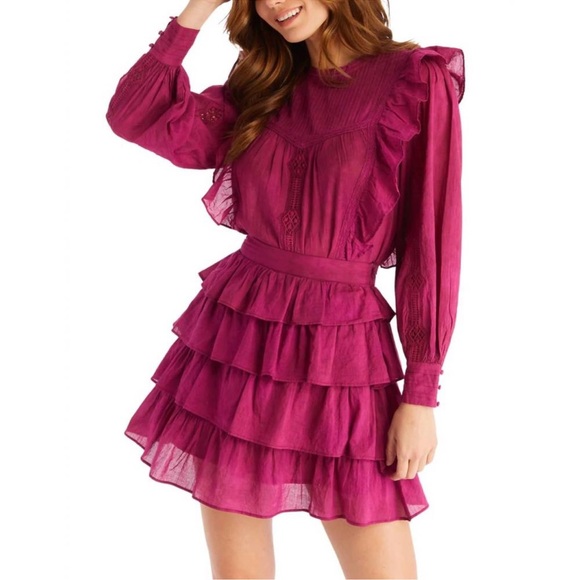 ALLISON NEW YORK Tops - ALLISON NEW YORK | sara blouse | raspberry | size small